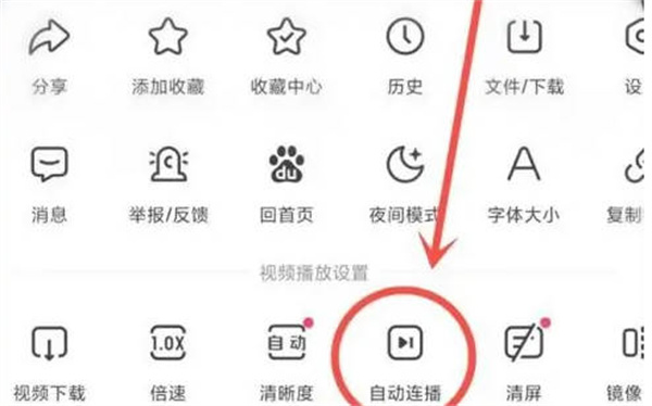 百度极速版怎么开启视频连播功能图3