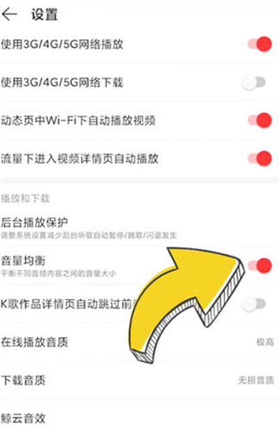 网易云音乐怎么关闭音量均衡图3