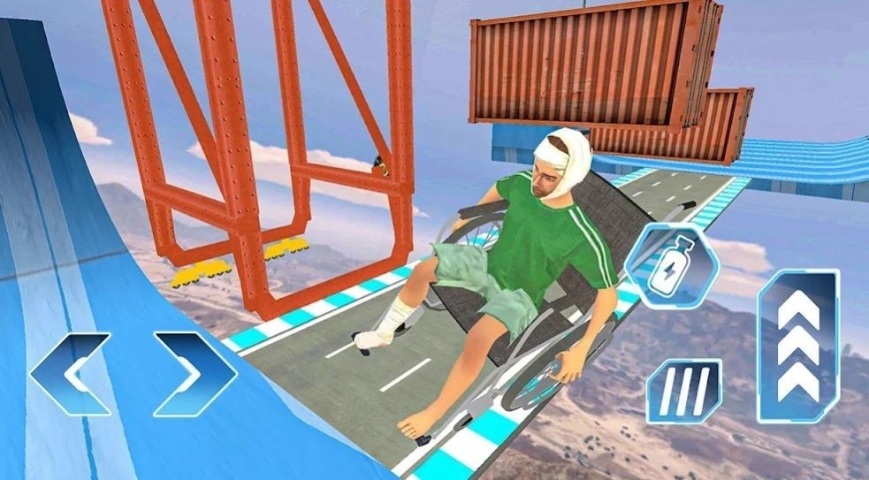 Wheelchair Rush Stunt Racing中文版图3