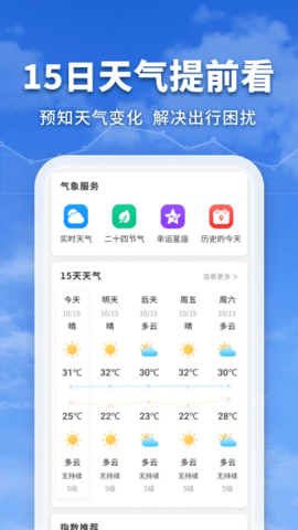 万能实况天气通官方版在线图1