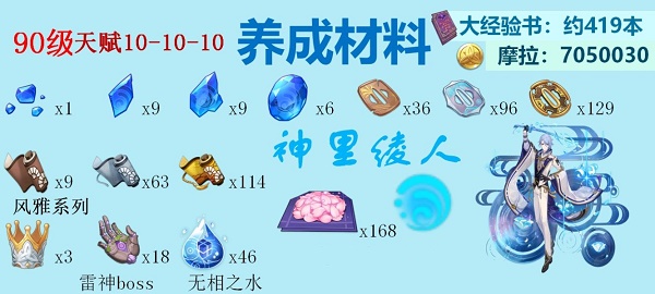 原神水系角色突破材料大全2023最新图6